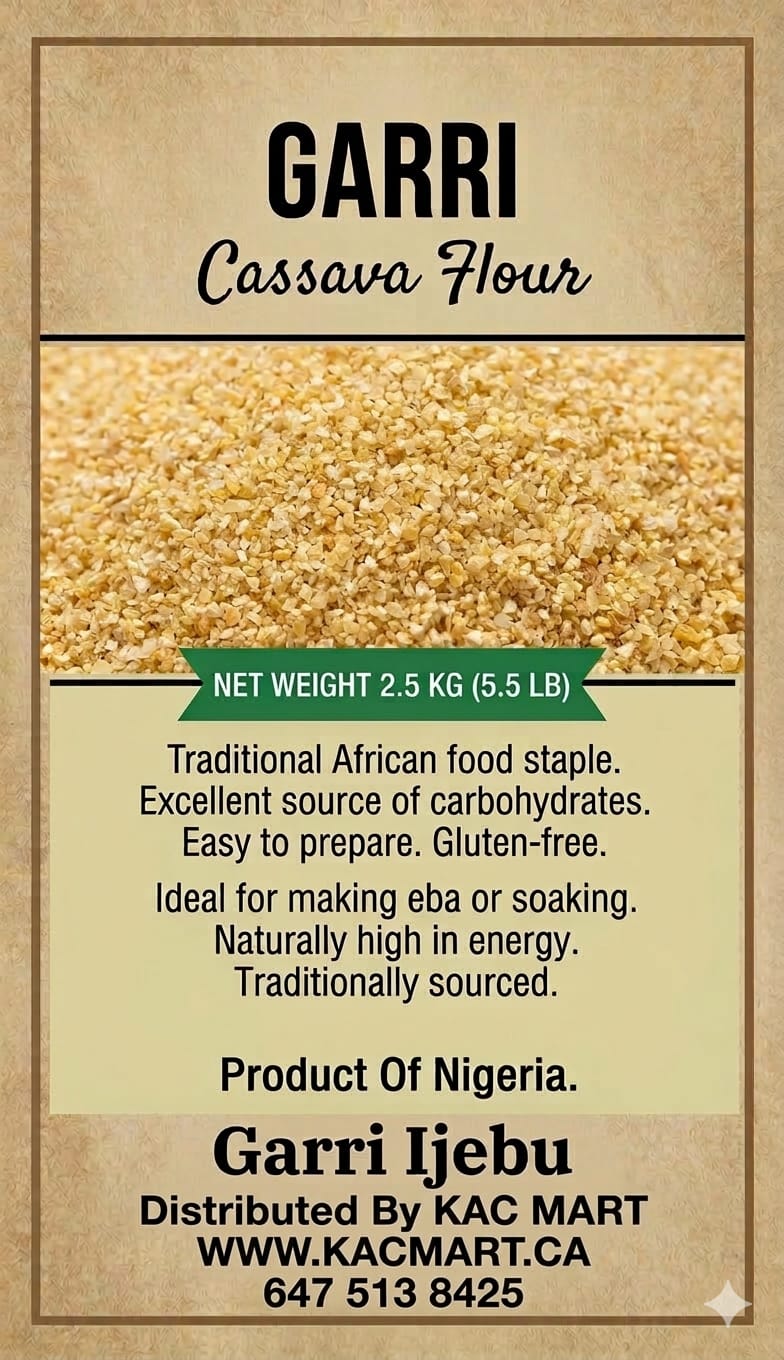 Garri Ijebu / Cassava Granules / Cassava Flour - 5.5lbs